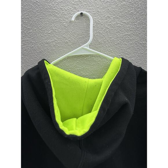 Tipsy Jacket Large Black Zip Up Hooded Hollywood Casino Penn National Fleece - Picture 8 of 12